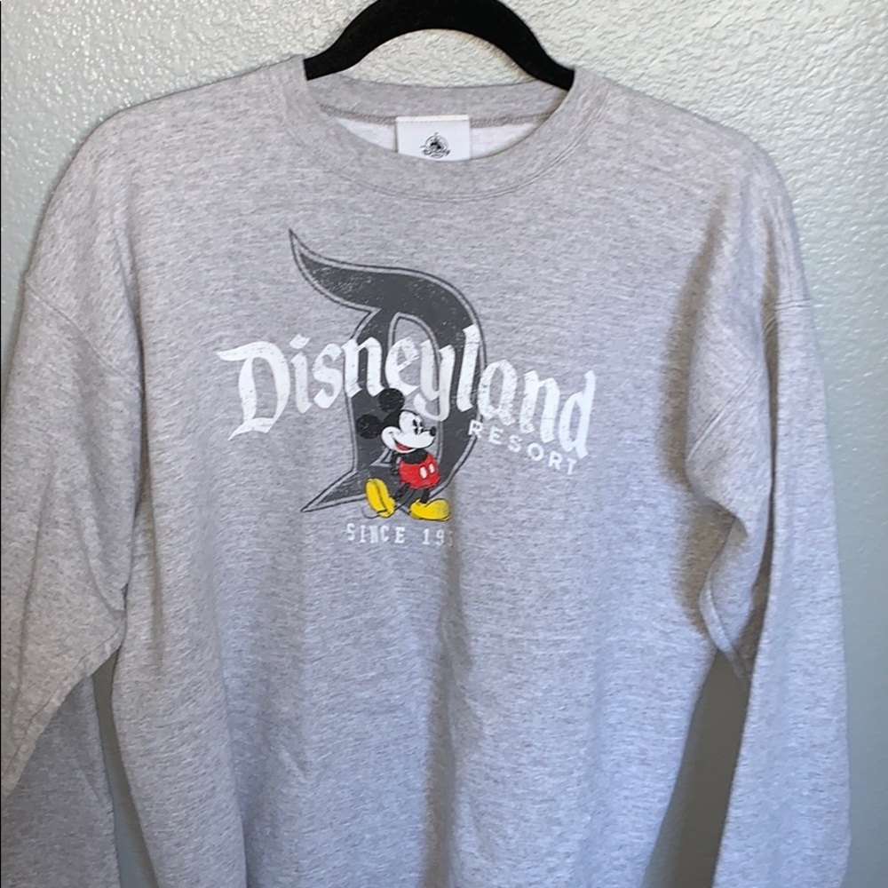 Classic Heathered Grey Disney Crewneck